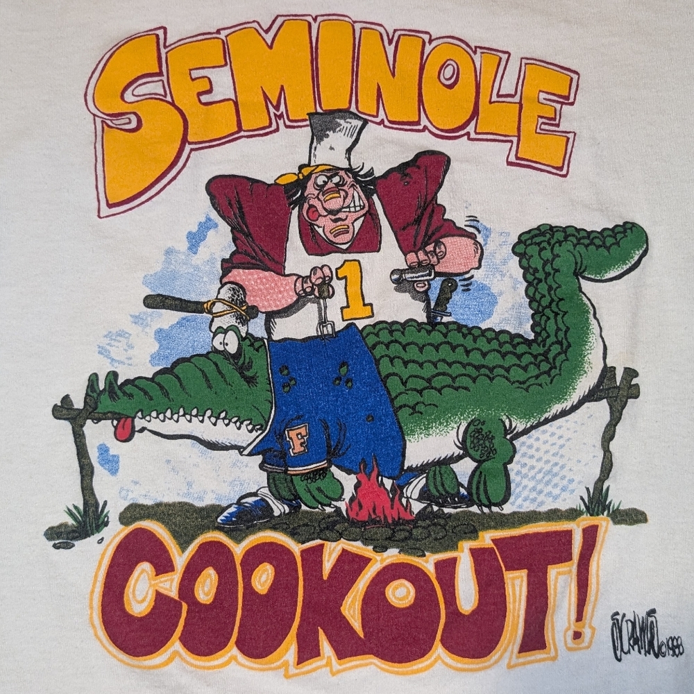 Florida State Vintage 1988 Single Stitch Men's Small Rare!!!!! Ladies Medium